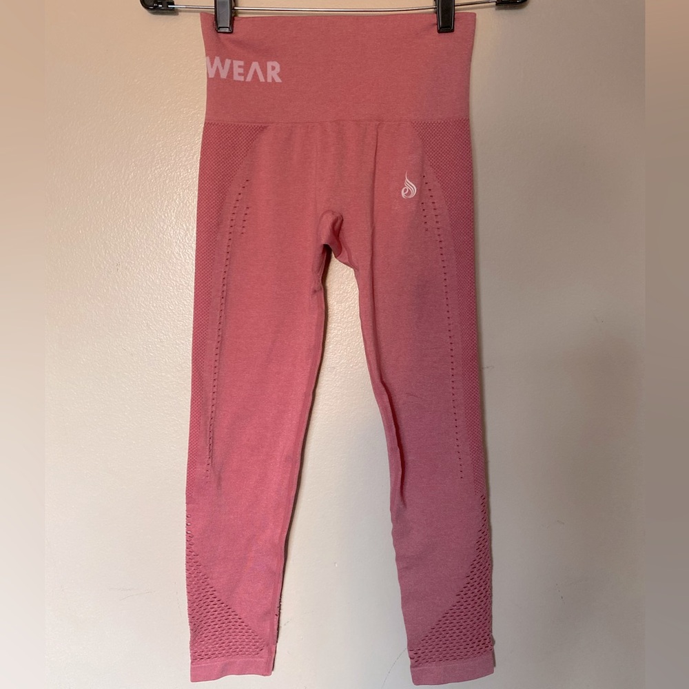 Ryderwear Women's Pink Compression Leggings Size XSmall EUC